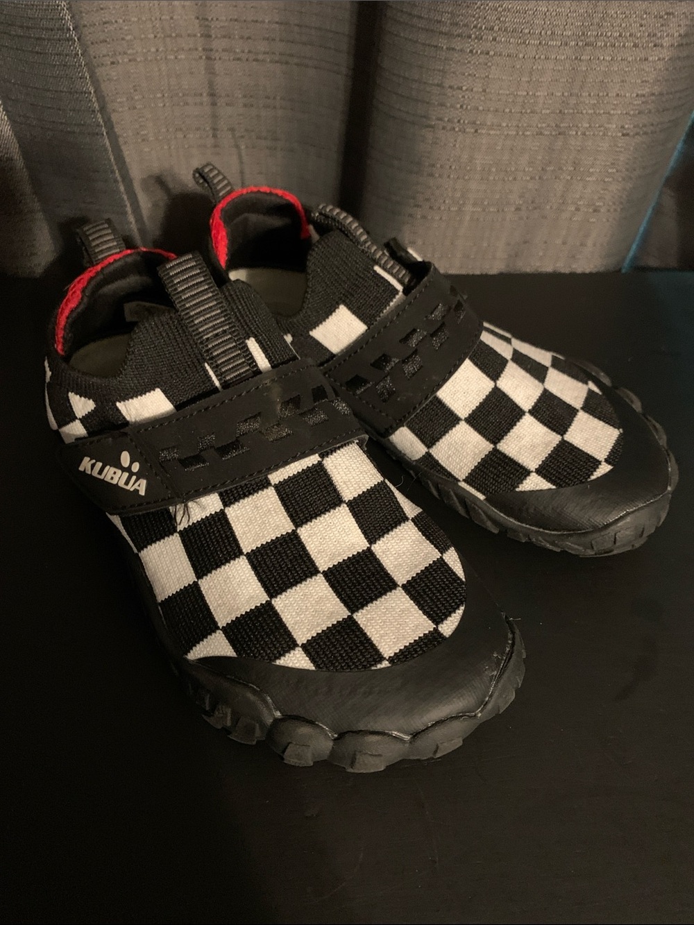 Kids' Black & White Check Water Shoes